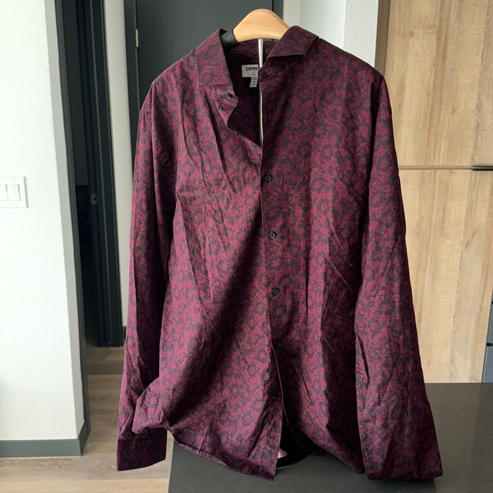 Express slim fit dress shirt